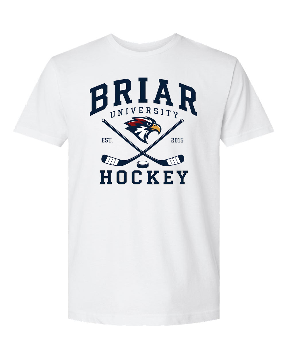 Off Campus Briar Hockey Tee in Black and White