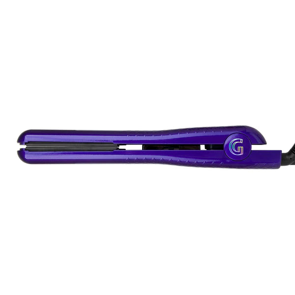 Paradise 1.25" Flat Iron with Tourmaline Gemstone Infusion - Ultraviolet
