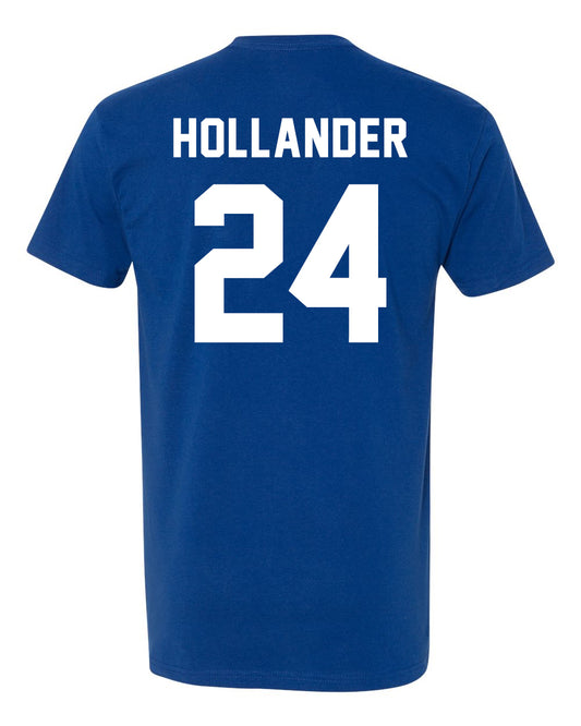 Montreal Metros on front, Hollander 24 on back Tee