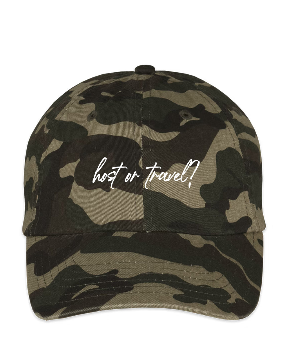 Host or Travel? - Dad Hat