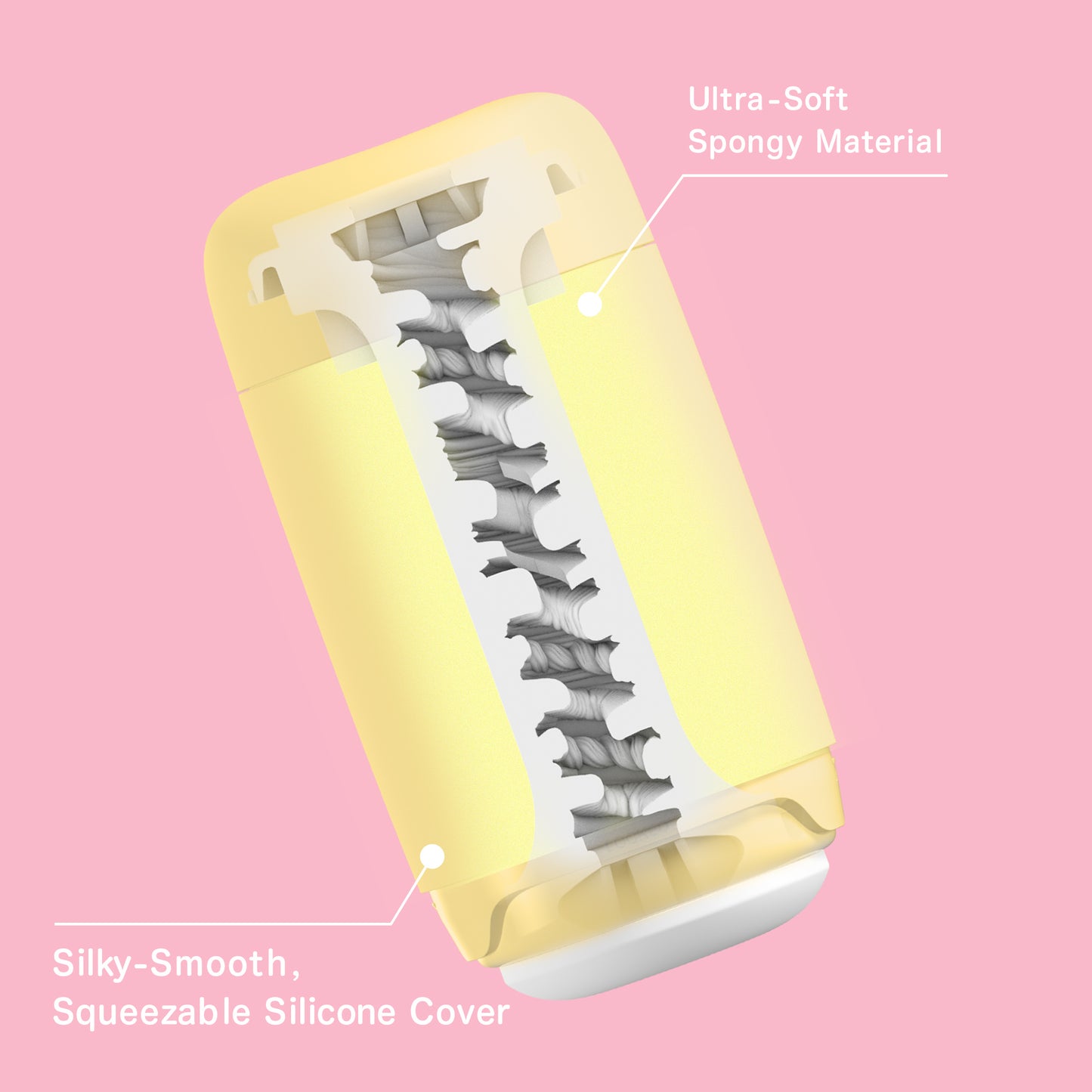 TENGA PUFFY CUSTARD YELLOW