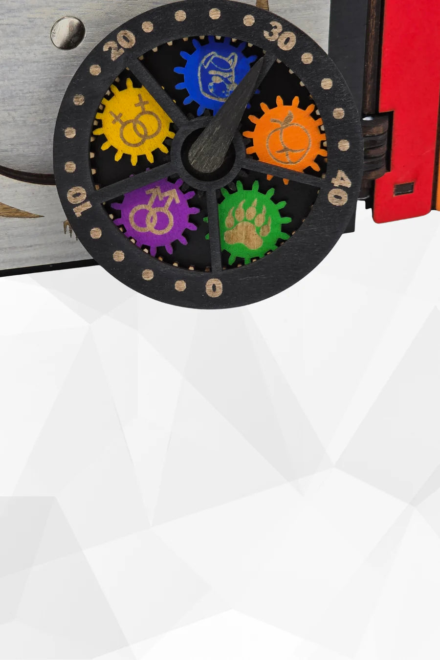 Pride Deck Box | 120+ Card Storage with One Hit Counter Medallion