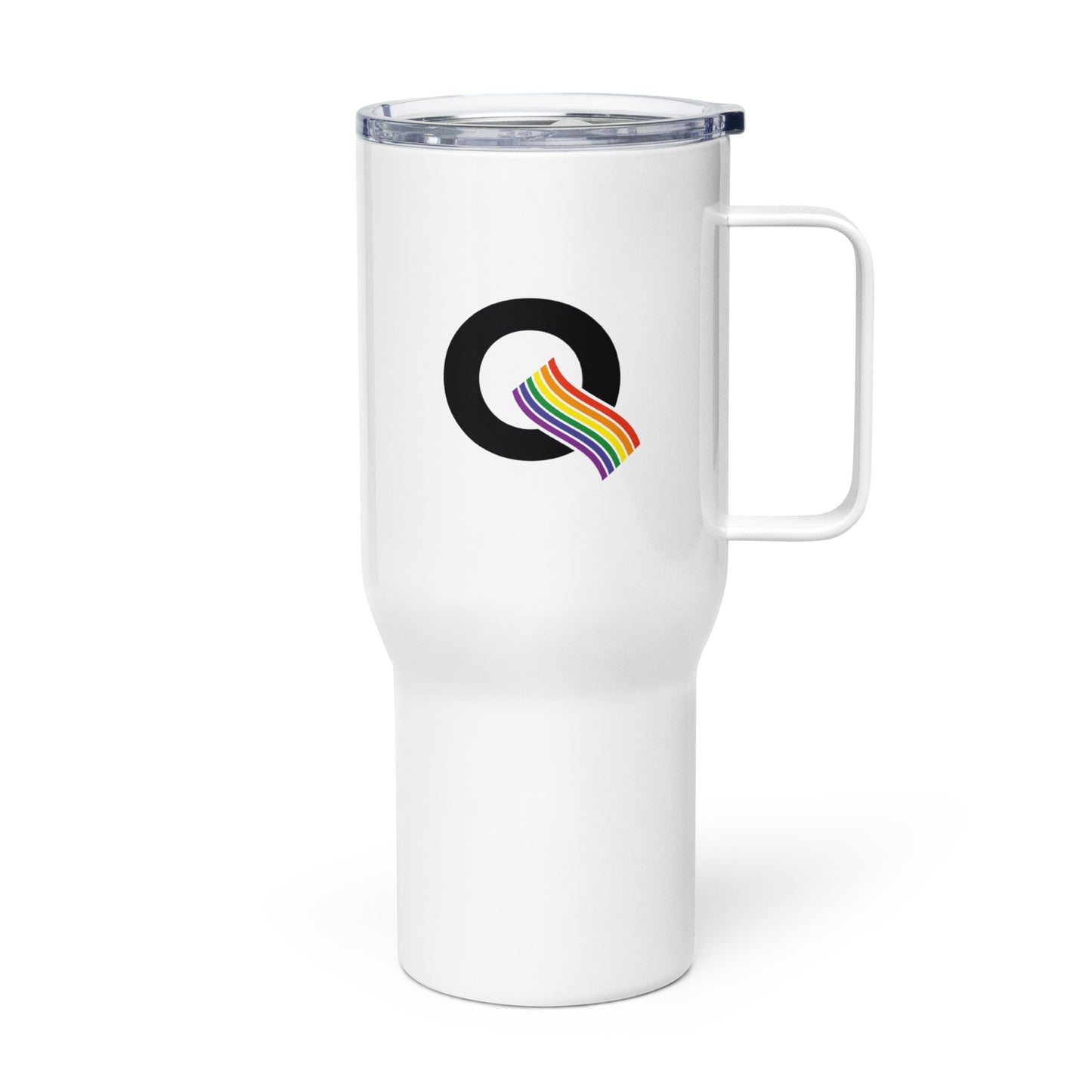 "I’m Part of the LGBTQ Nation" 25 oz. Travel Mug with Handle