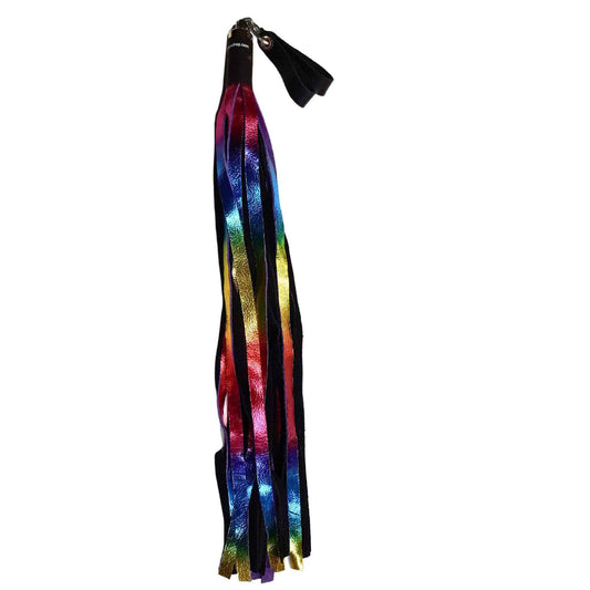 Rainbow Metallic Flogger