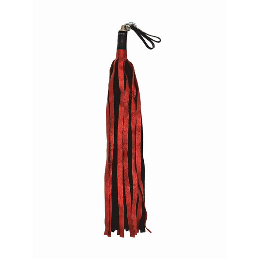 Red Metallic Flogger