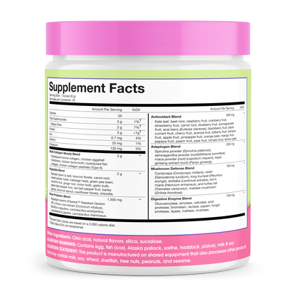 Collagen Greens - Strawberry Lychee