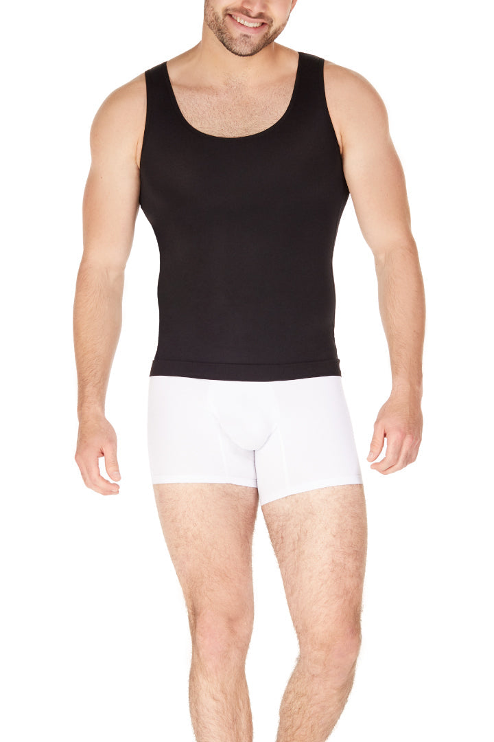 Compression Tank-Top Made Of Powernet