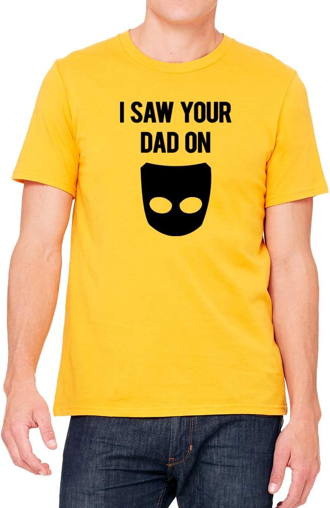 I Saw Your Dad on Grindr Slim Fit Gay Shirt