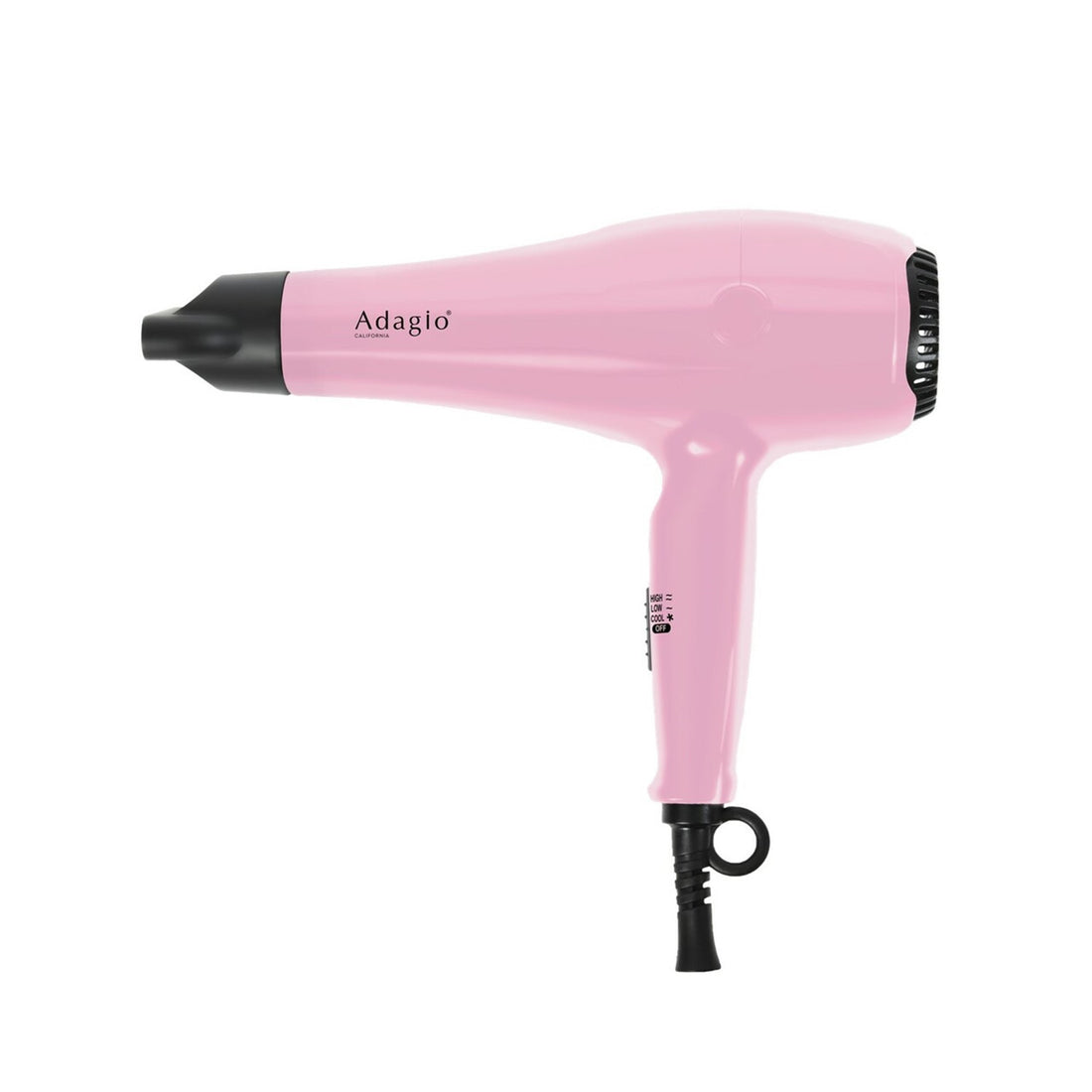 Adagio California 2500 Professional Hair Dryer (Pink)