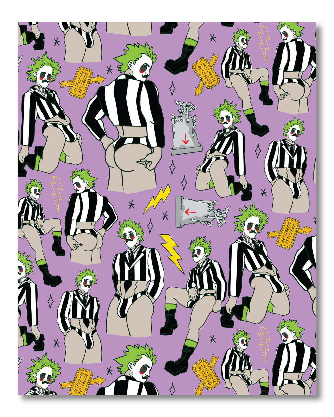 Beetlejuice Print 8x10