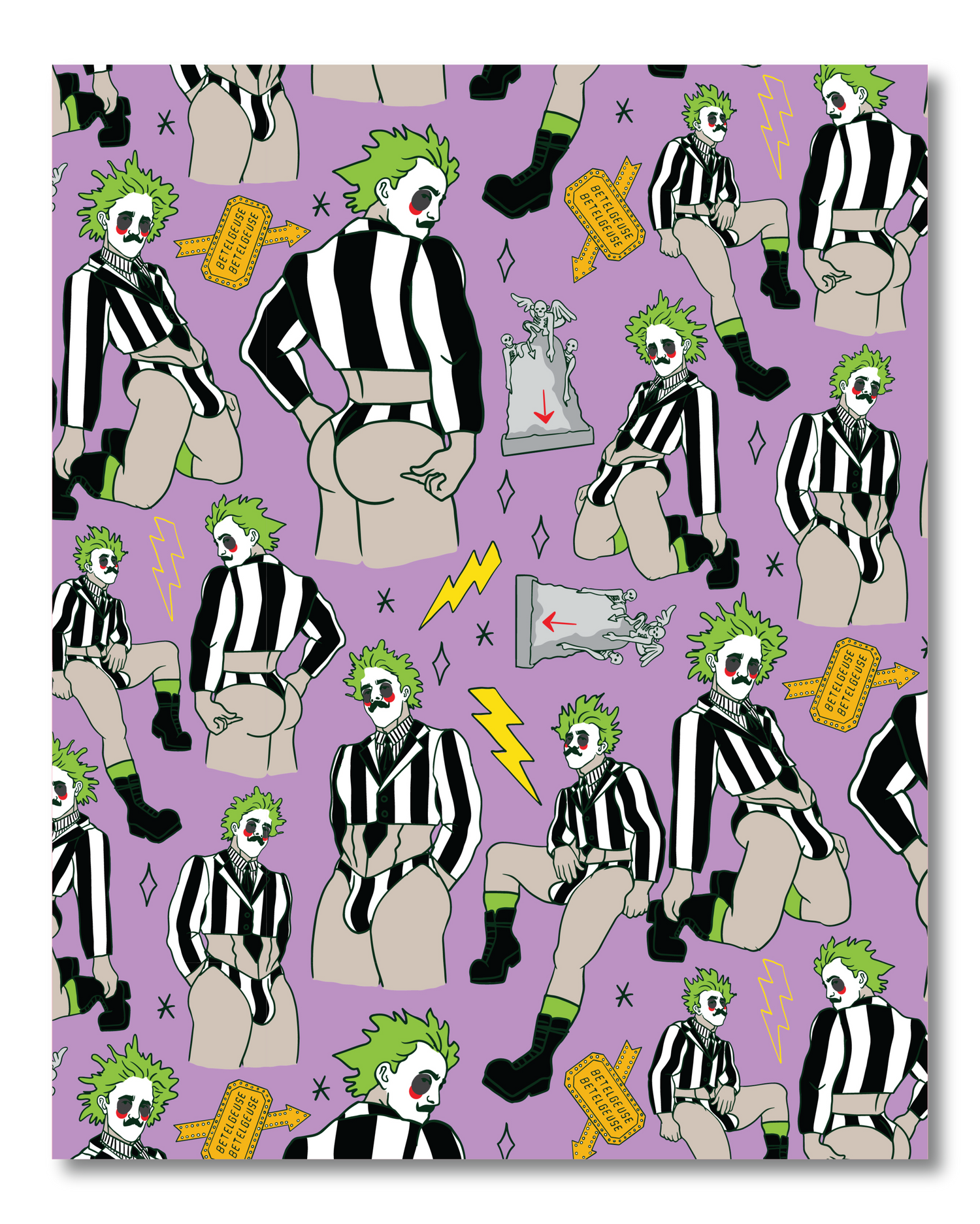 Beetlejuice Print 8x10