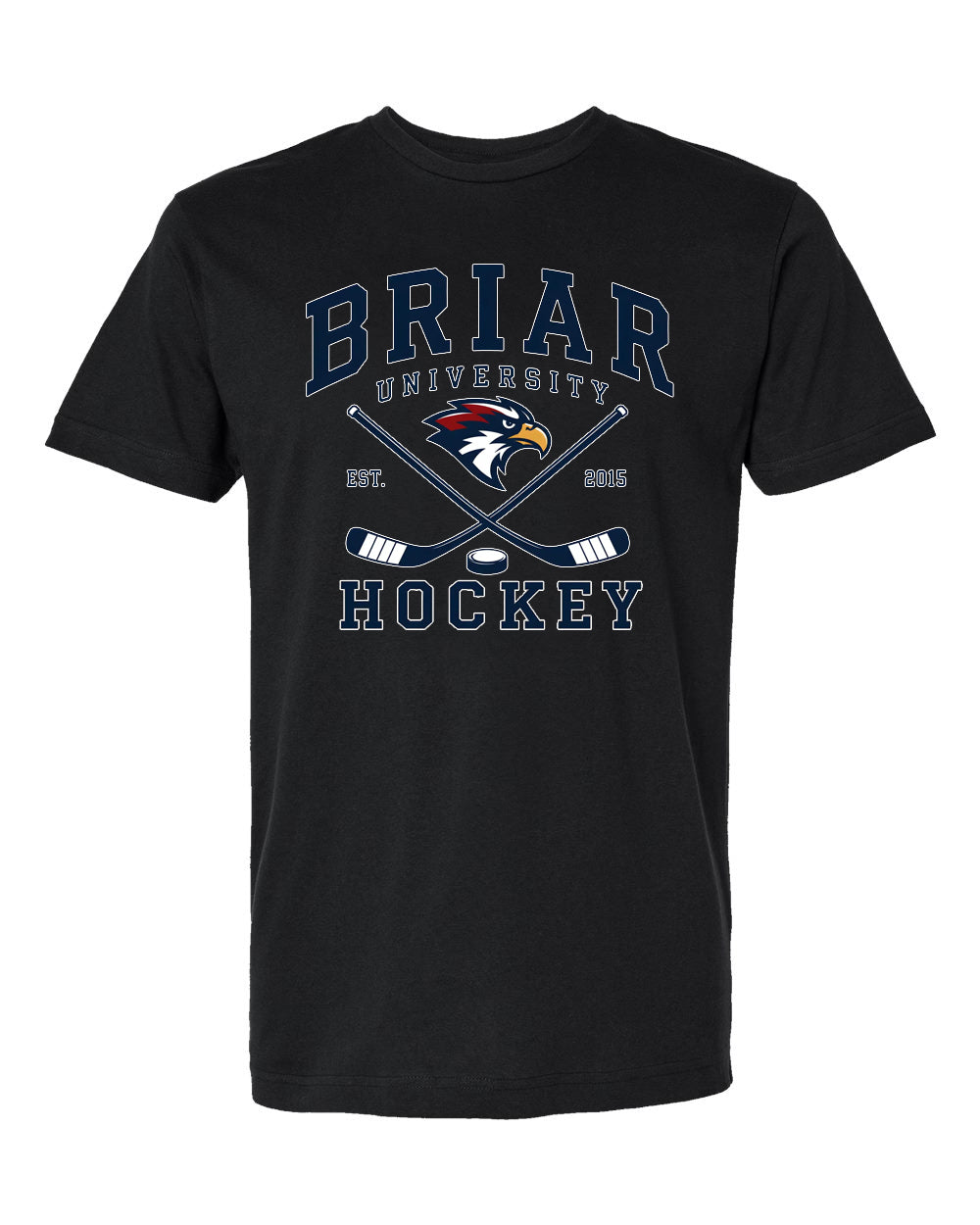 Off Campus Briar Hockey Tee in Black and White