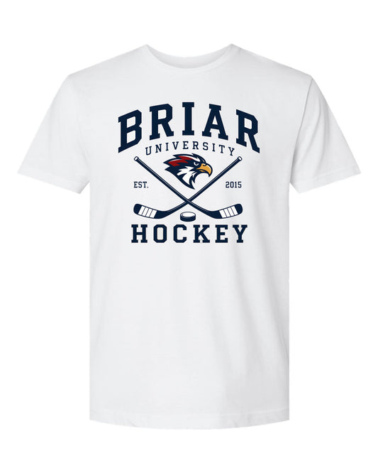 Off Campus Briar Hockey Tee in Black and White