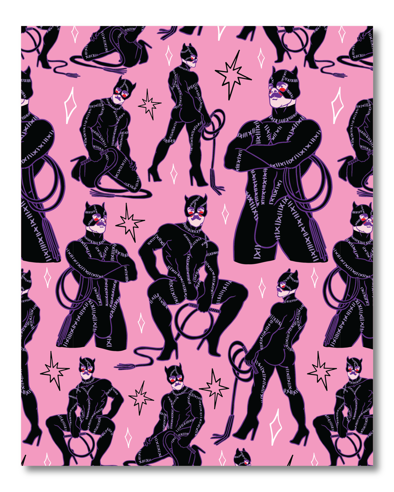 CATWOMAN PRINT 8x10