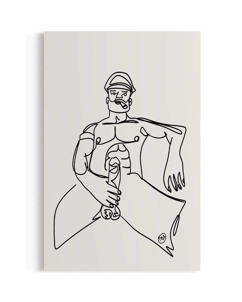 Cigar Papi 8x10 Art Print