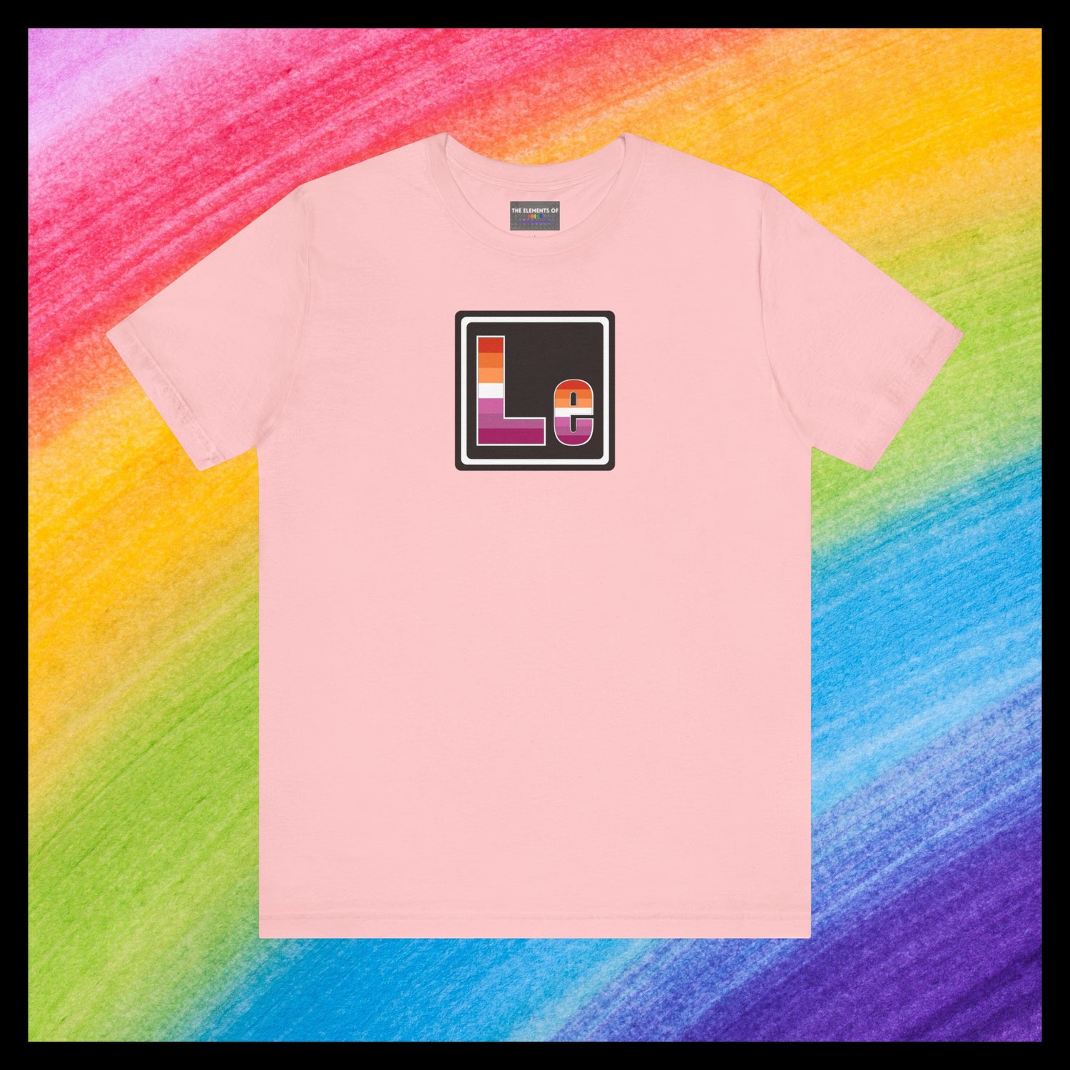 Elements of Pride - Lesbian T-shirt