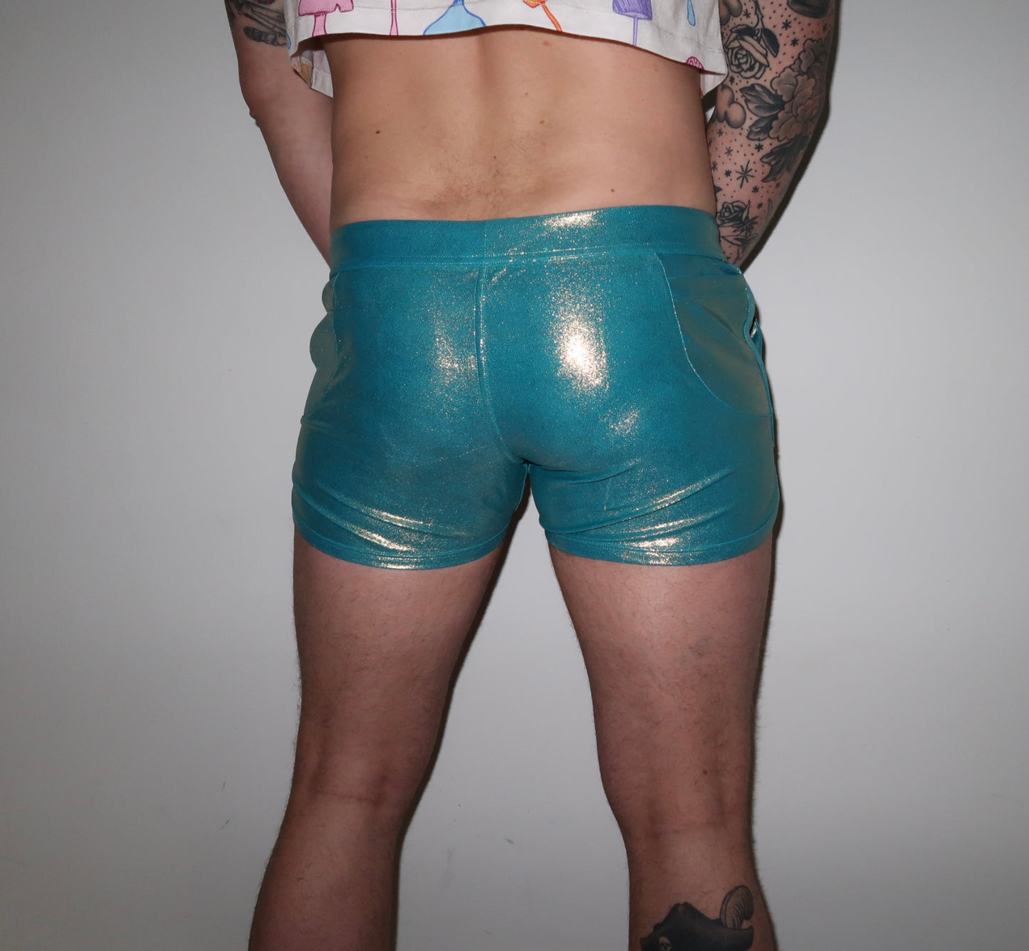 CTS Fantasy Glitter Swim Short in Green