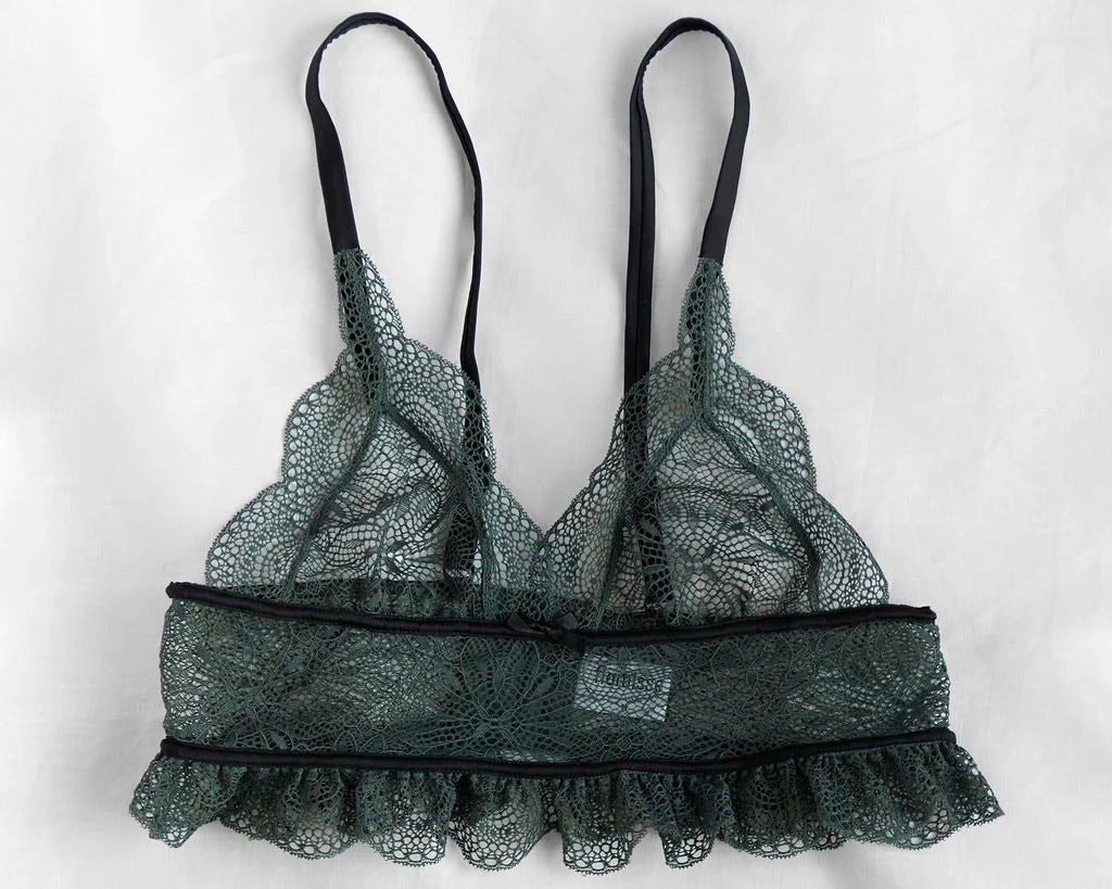 Ru' Lace Bralette- Slate Sage Combo