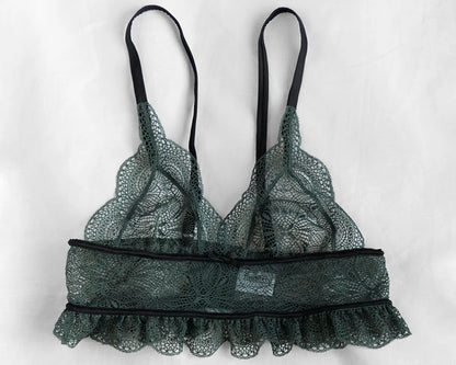 Ru' Lace Bralette- Slate Sage Combo