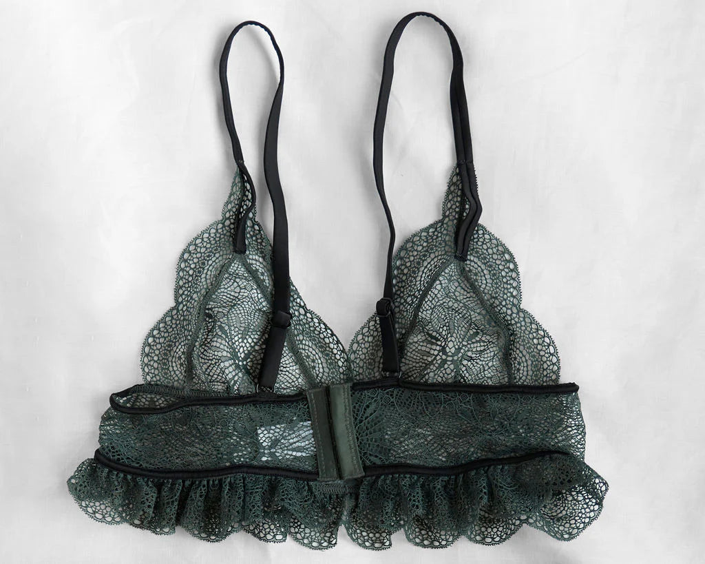 Ru' Lace Bralette- Slate Sage Combo
