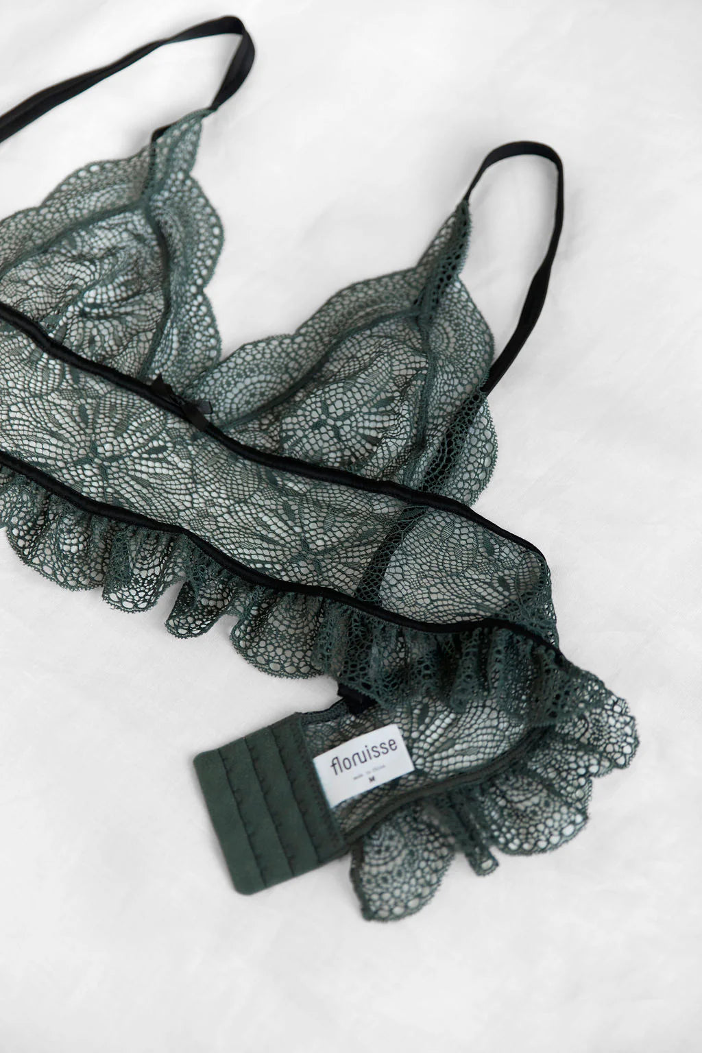 Ru' Lace Bralette- Slate Sage Combo