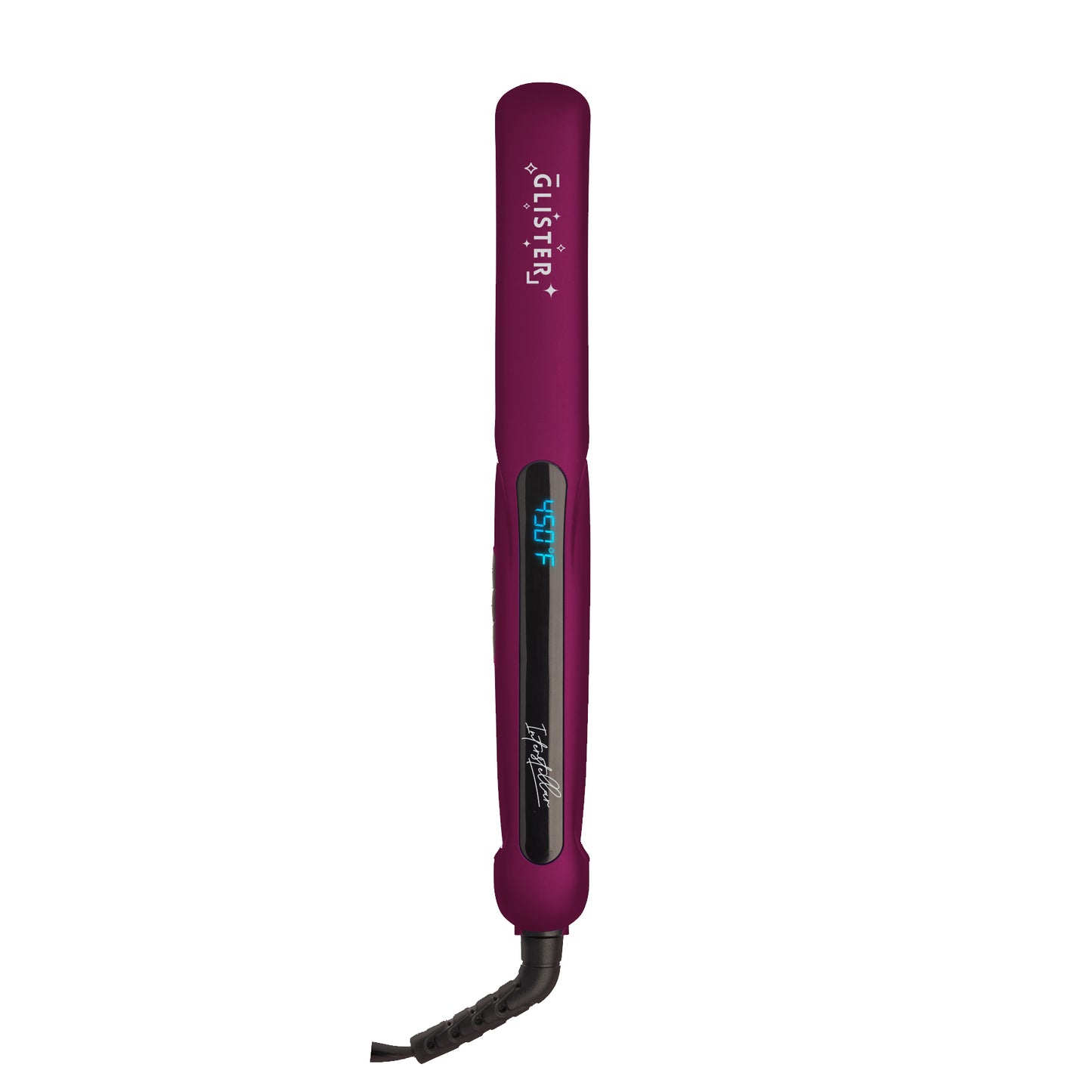 Interstellar 1.25" Digital Flat Iron with Cosmic Tourmaline - Sangria