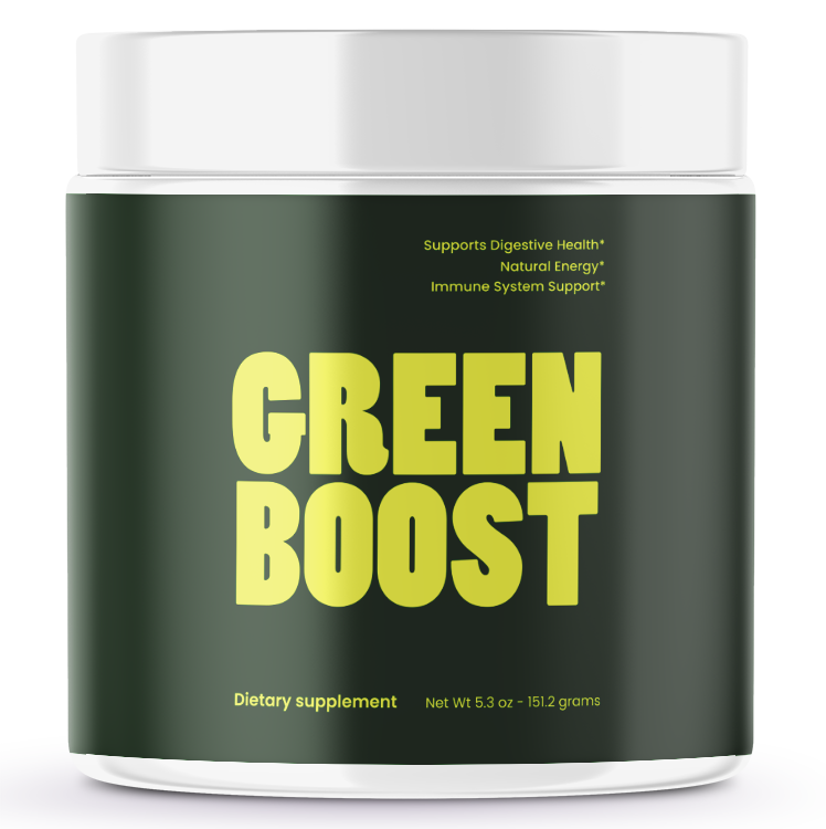 VB Health Green Boost Superfood Powder - 16 Super Fruits &amp; Veggies and Bacillus Coagulan Probiotic (30 Servings)