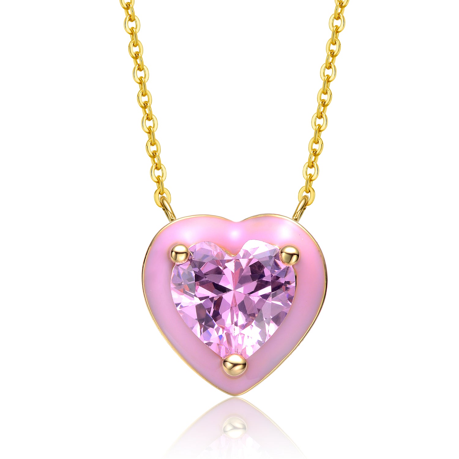 Heart Pendant Necklace -  Inspired by Barbie