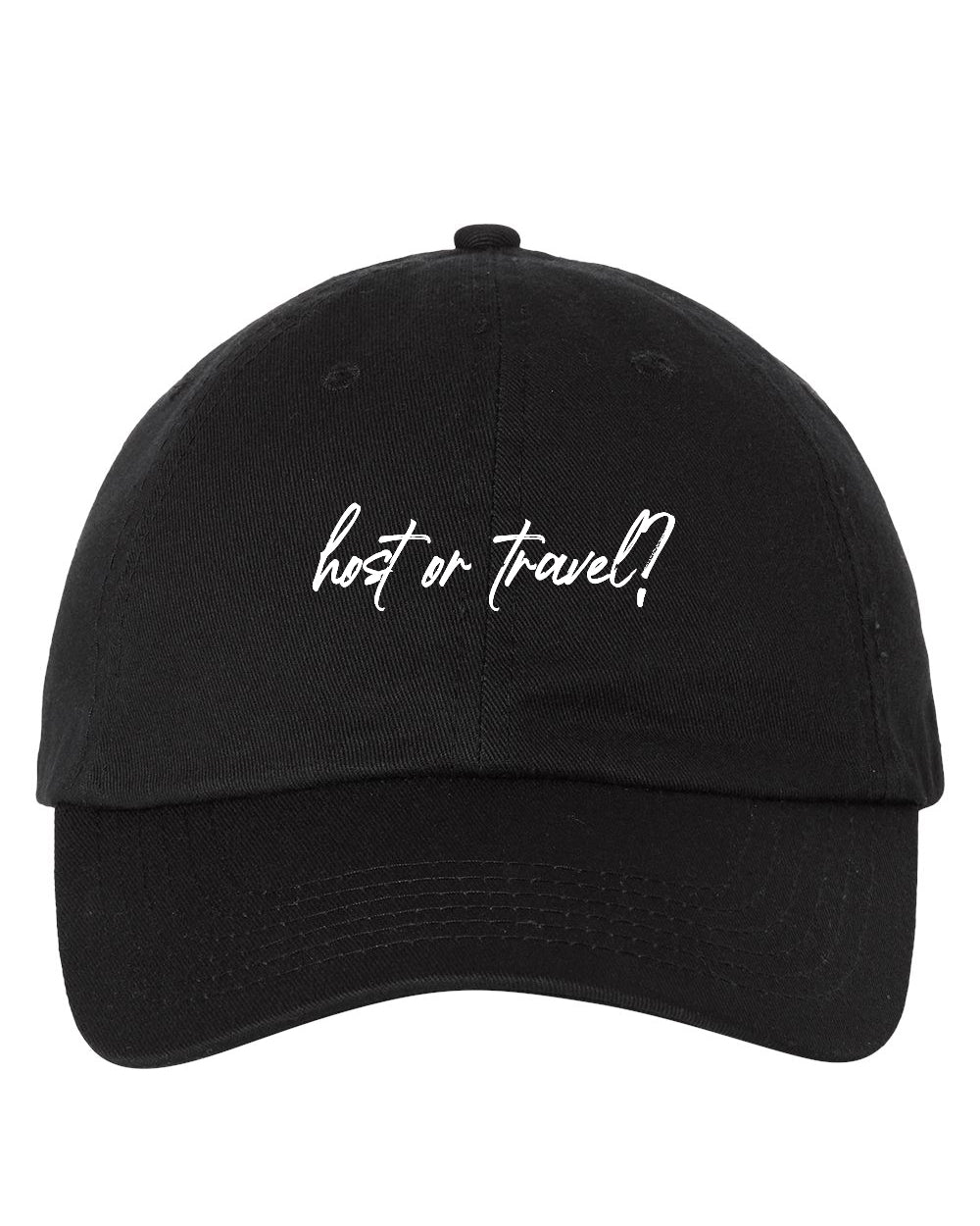 Host or Travel? - Dad Hat