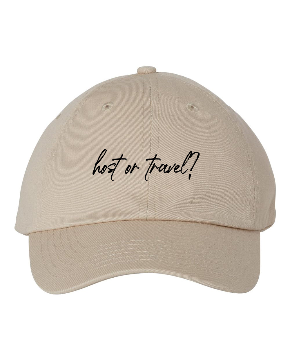 Host or Travel? - Dad Hat