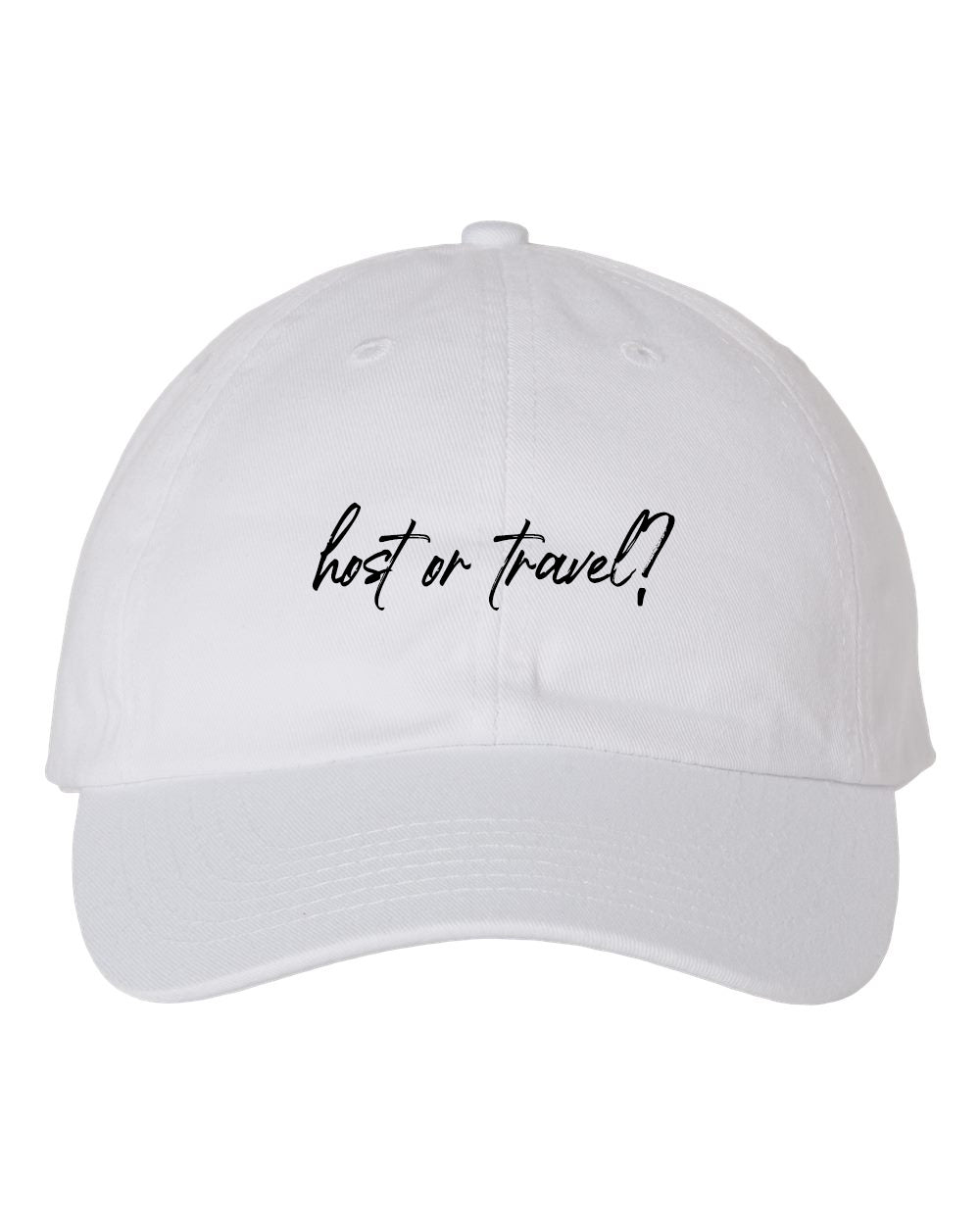 Host or Travel? - Dad Hat