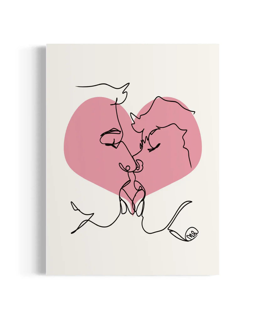 Love Kiss Art Print