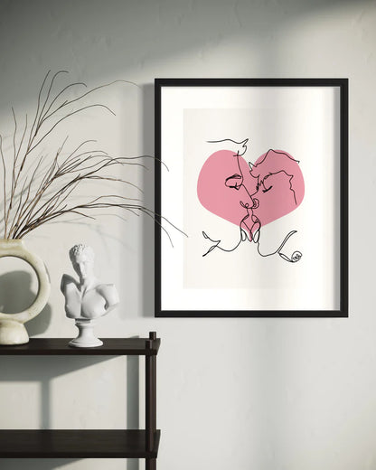 Love Kiss Art Print
