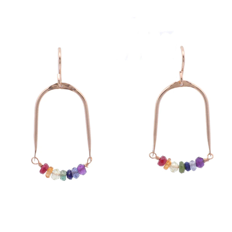 Rainbow Gem Earrings