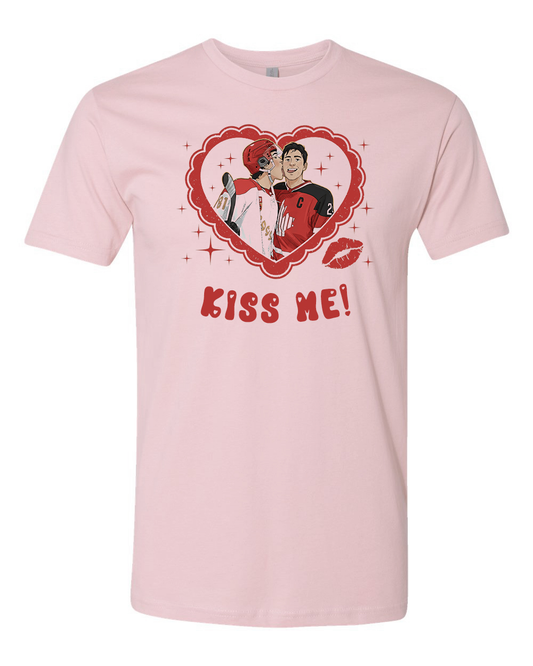 Heated Rivalry Kiss Me Tee