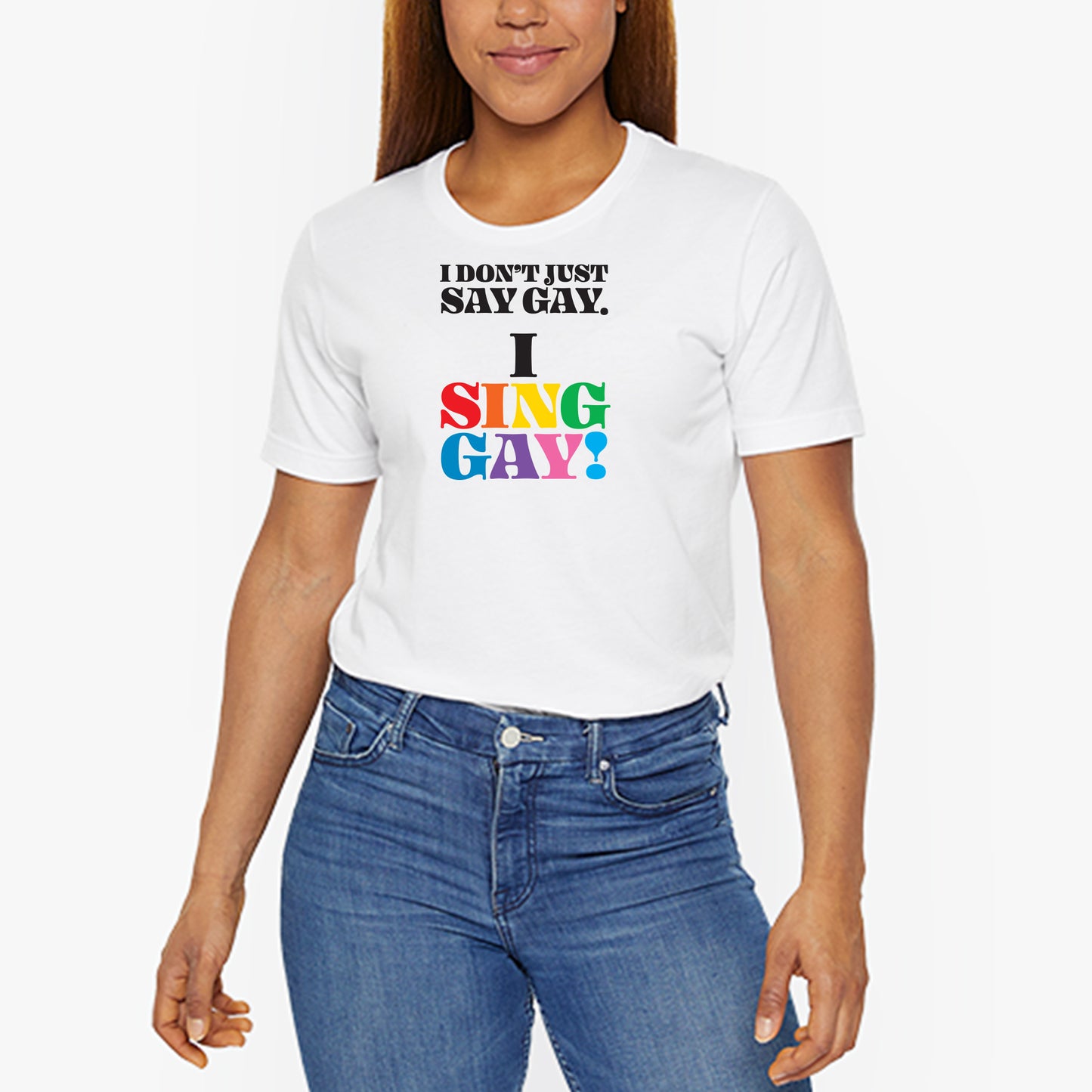 GALA I Sing Gay T with GALA logo on Back