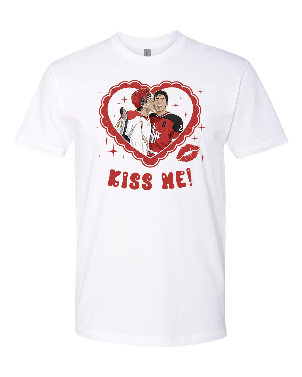 Heated Rivalry Kiss Me Tee
