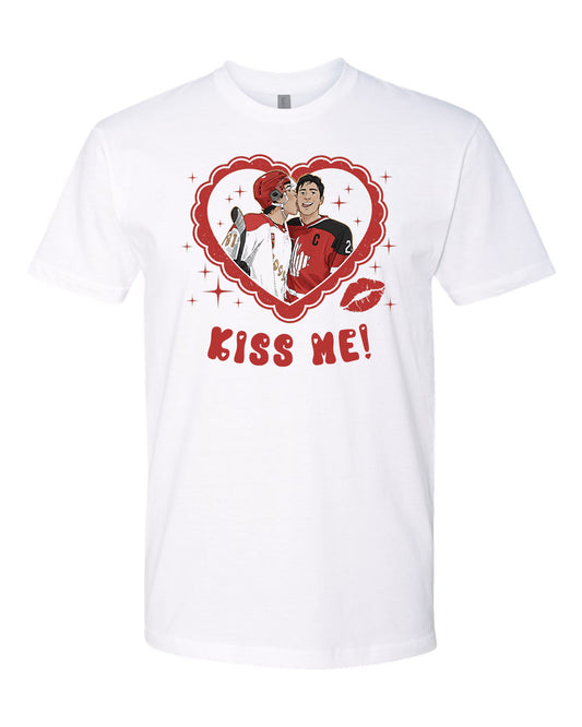 Heated Rivalry Kiss Me Tee