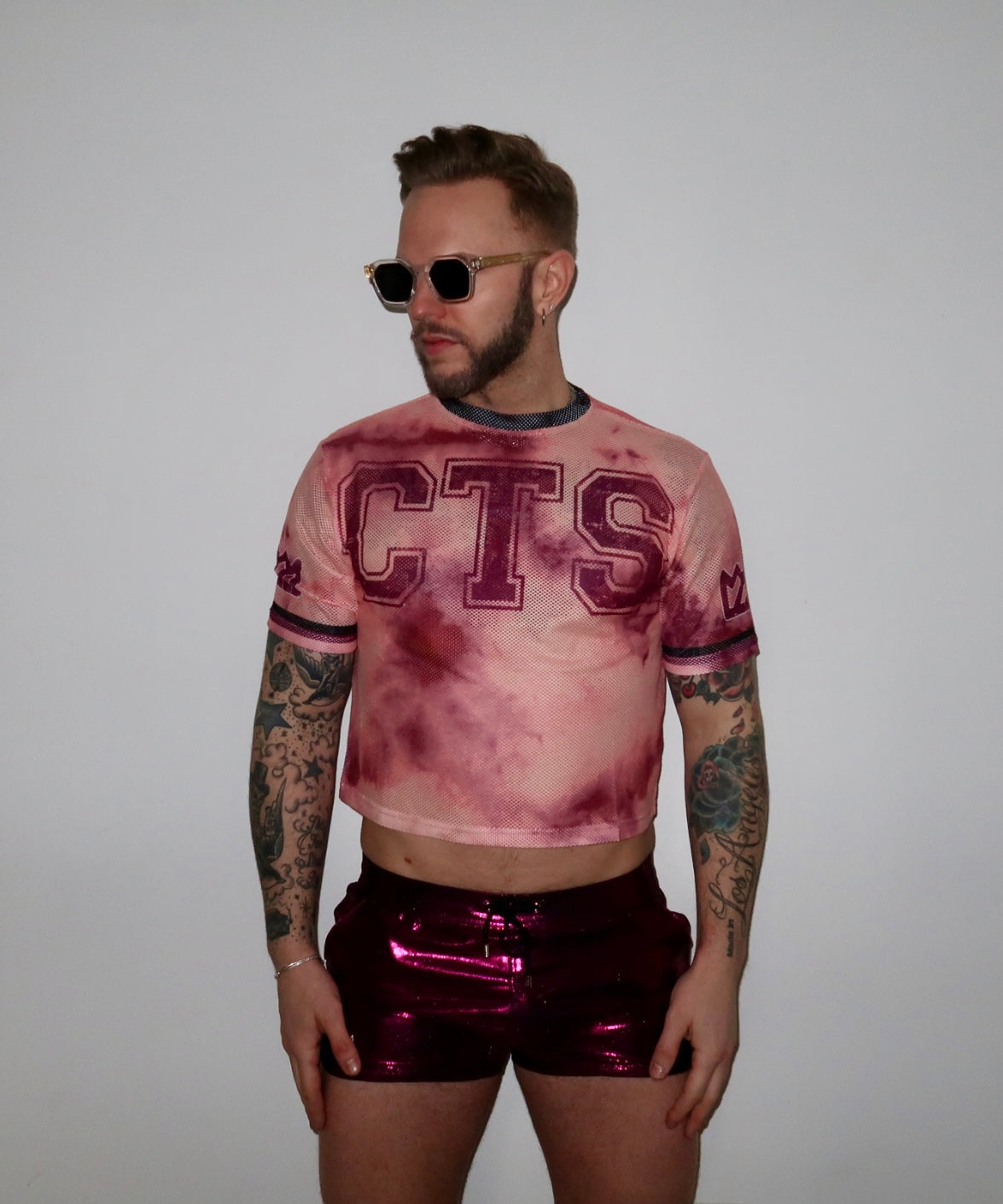 CTS Love is Blind Cropped Tie Dye Jersey