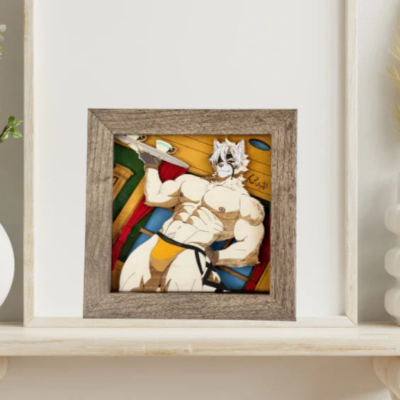 The Erotic Butler Shadowbox - 5"x5"