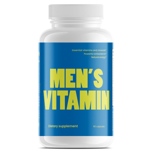 VB Health Men's Daily Multivitamin - 34 Doctor-formulated Vitamins, Minerals, & Antioxidants (30 Servings)