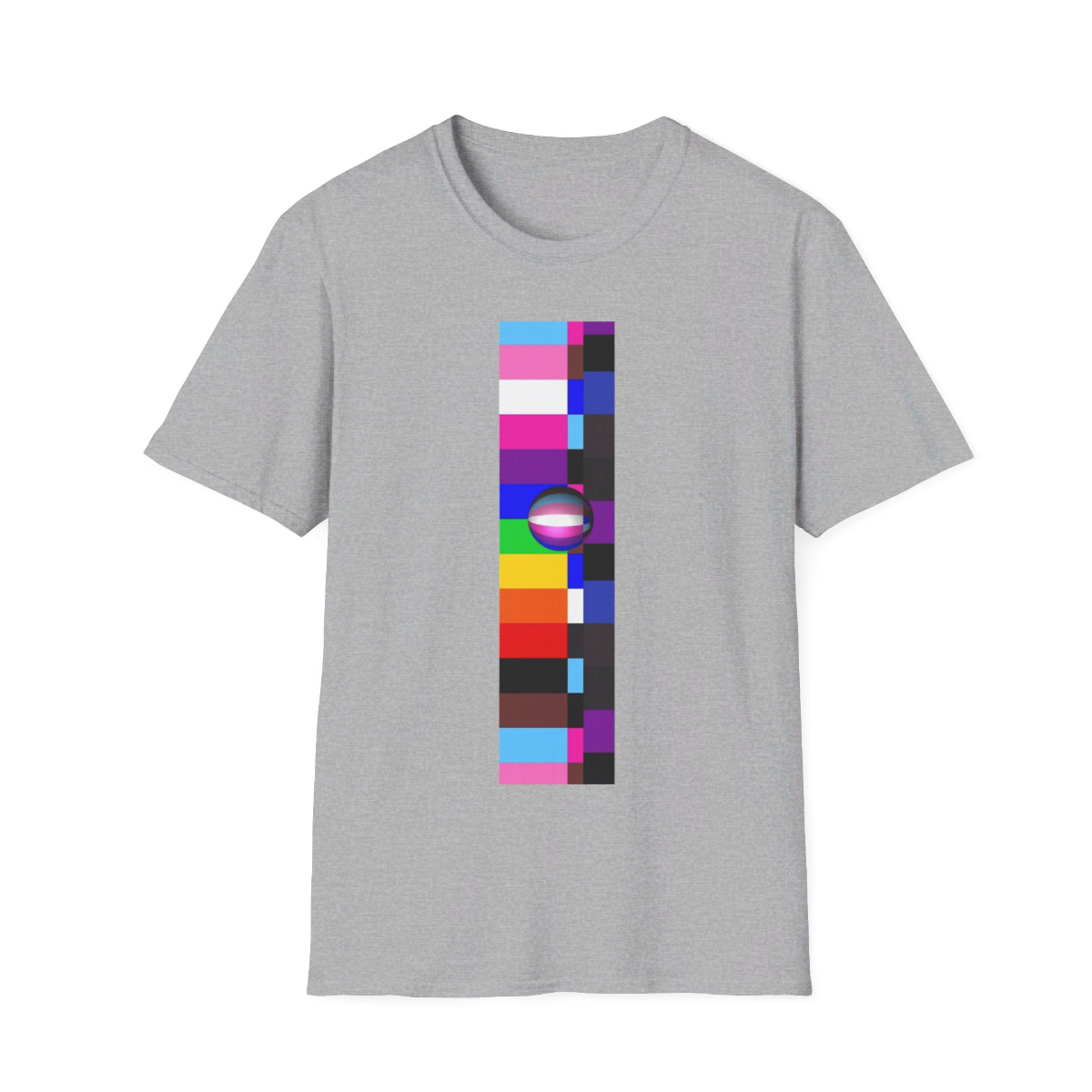 Pride Retro TV Bars T-Shirt