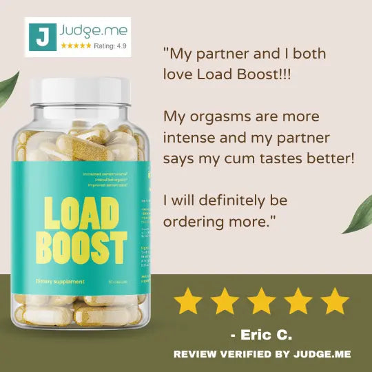 VB Health Load Boost: Orgasm Intensity, Semen Volume, & Taste