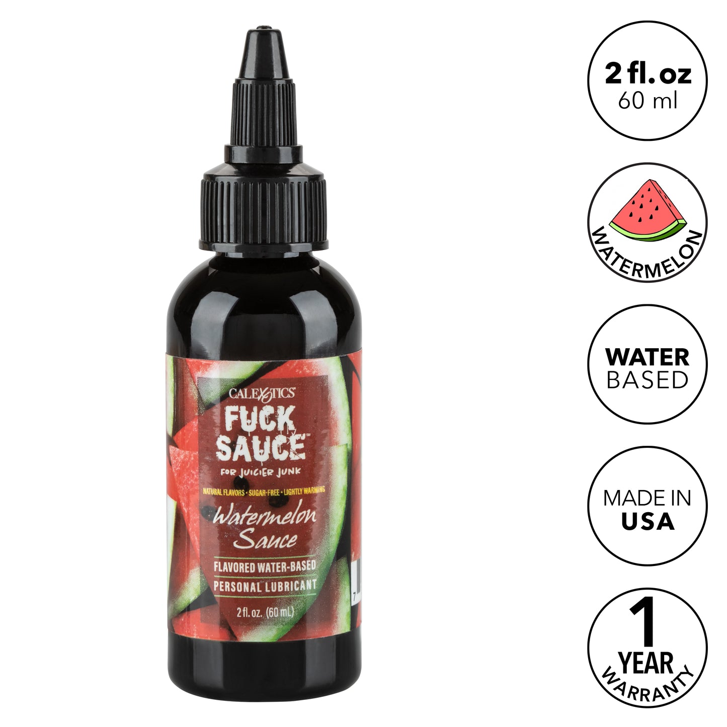 Fuck Sauce™ Flavored Water-Based Personal Lubricant - Watermelon 2 fl. oz.