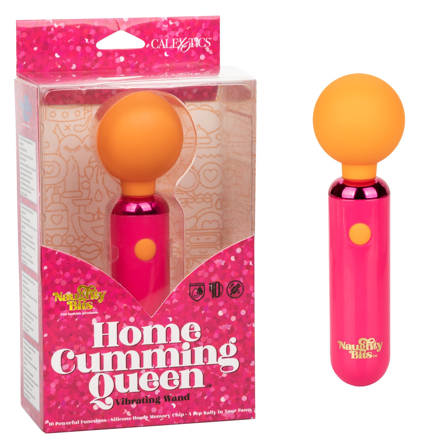 Naughty Bits® Home Cumming Queen™ Vibrating Wand