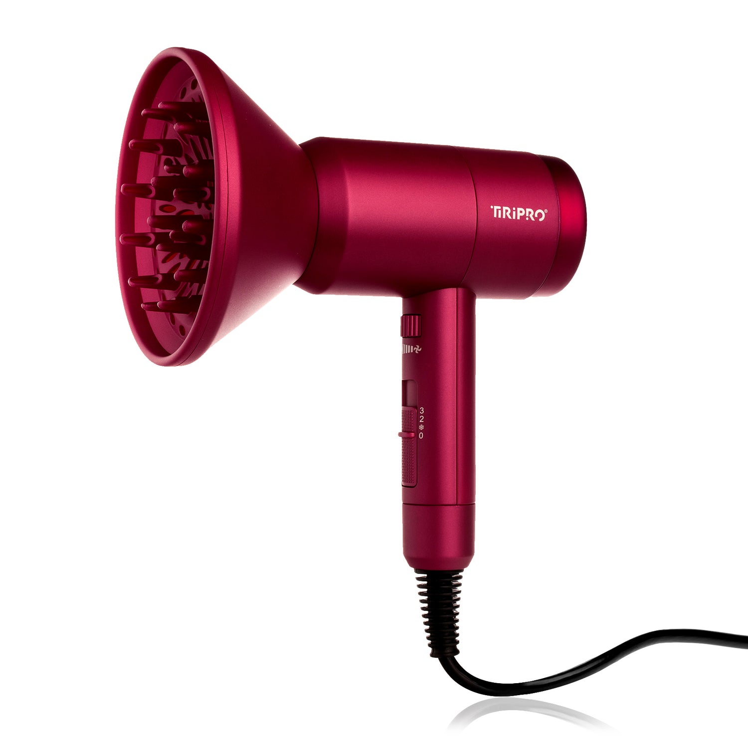 Prisma Pro Dryer with Adjustable Airflow Technology (Accessories Included) - Red