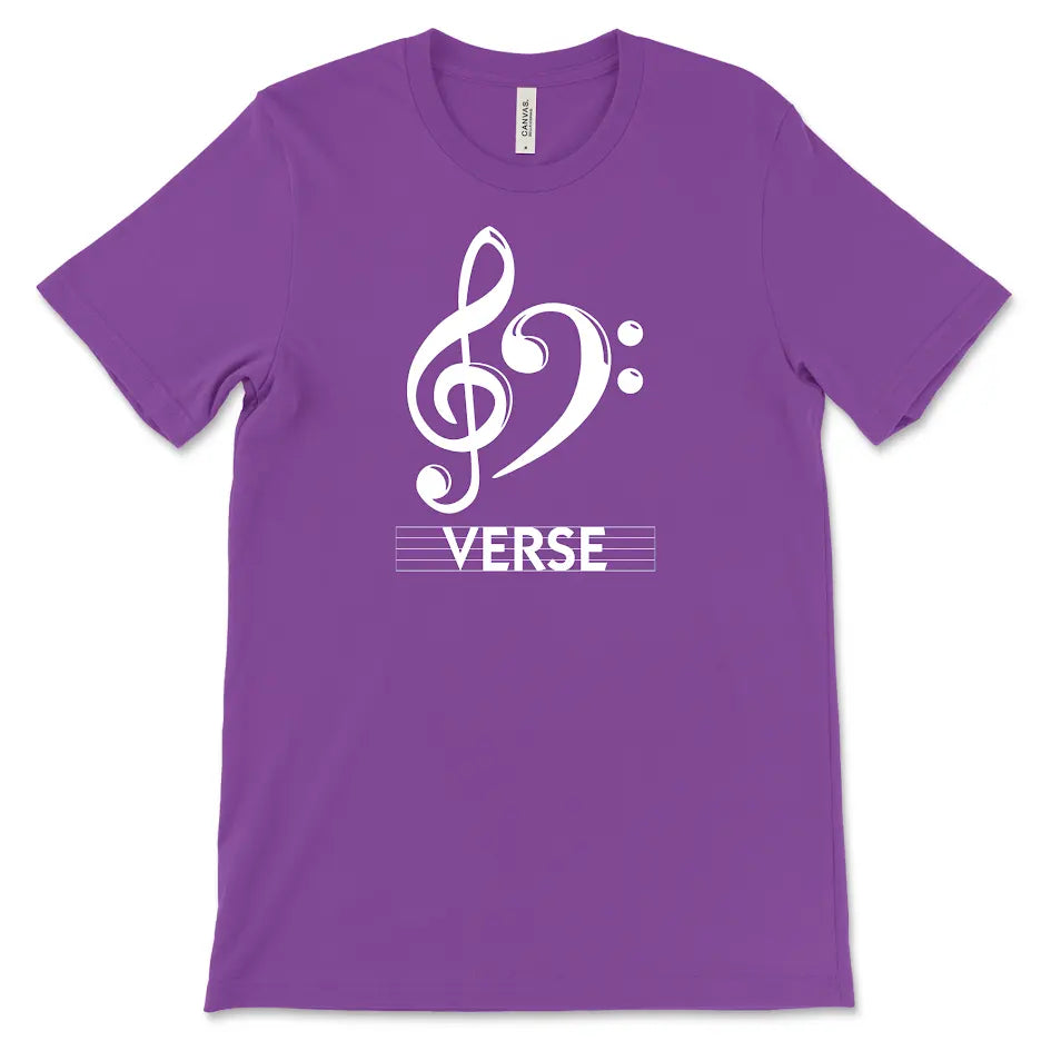 Vers Treble next to Bass Clef T