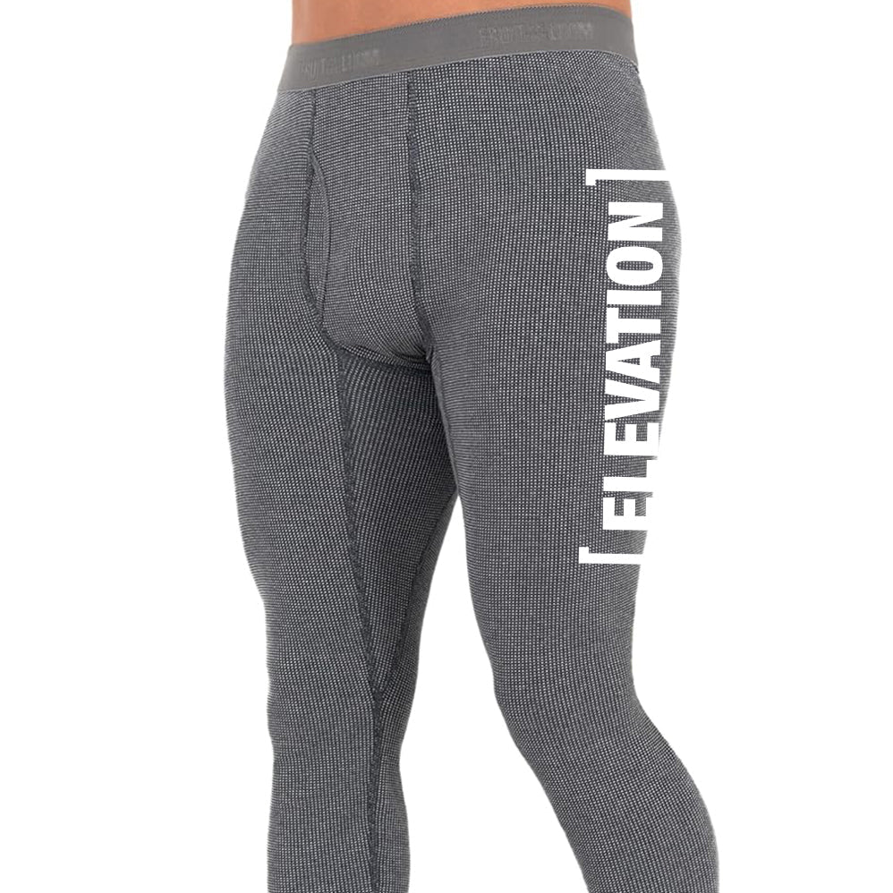 Long Underwear Waffle with (ELEVATION) logo on left thigh side