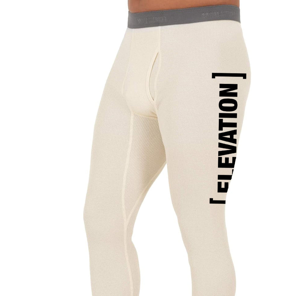 Long Underwear Waffle with (ELEVATION) logo on left thigh side