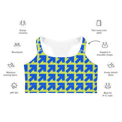 "Courage Is Contagious" Sports Bra